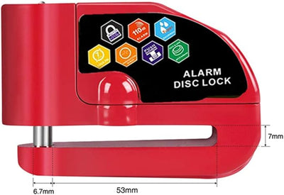 Brake disc lock Disc lock s Alarm motorcycle lock s Brake disc lock